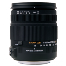 Sigma Lens 18-125mm F3.8-5.6 DC (OS)* HSM